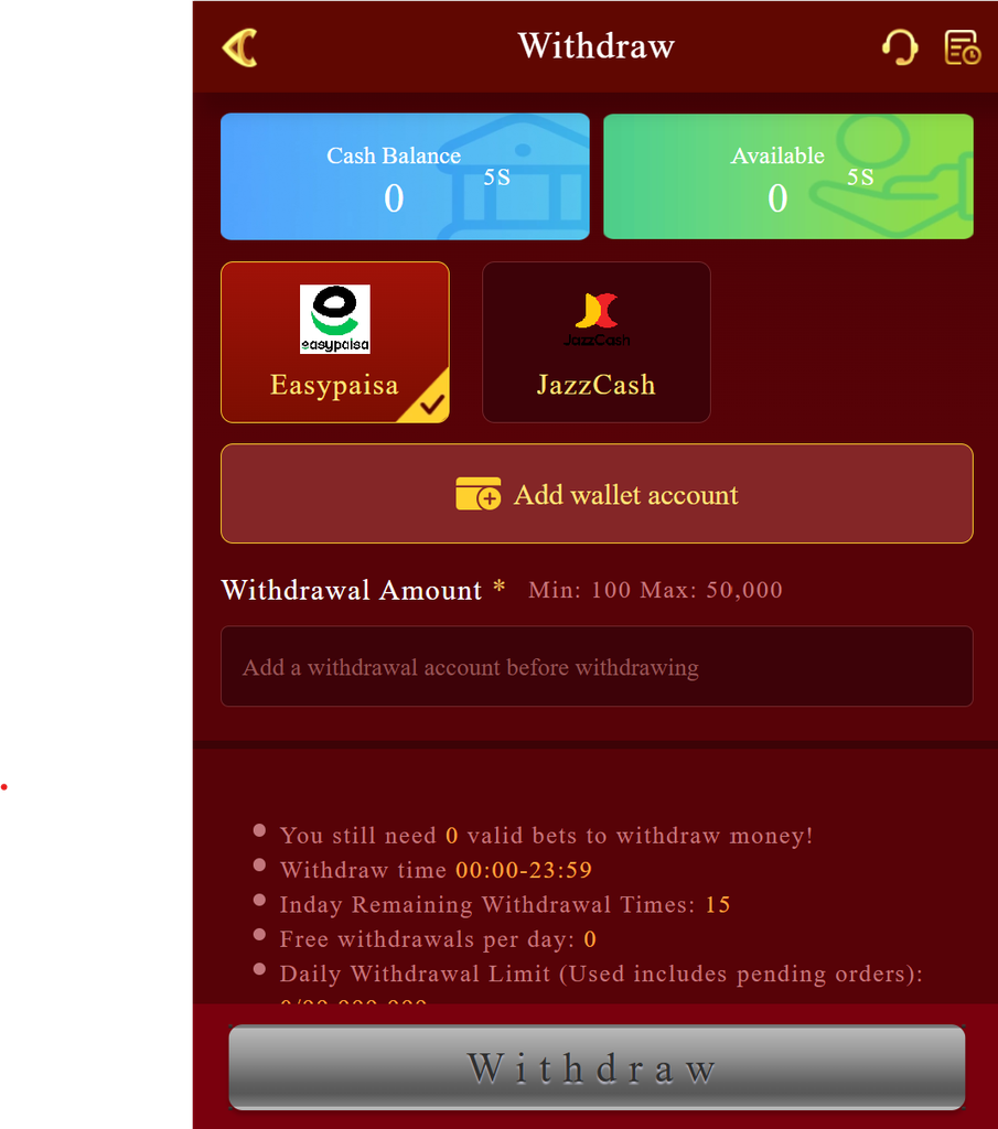 How to withdraw money